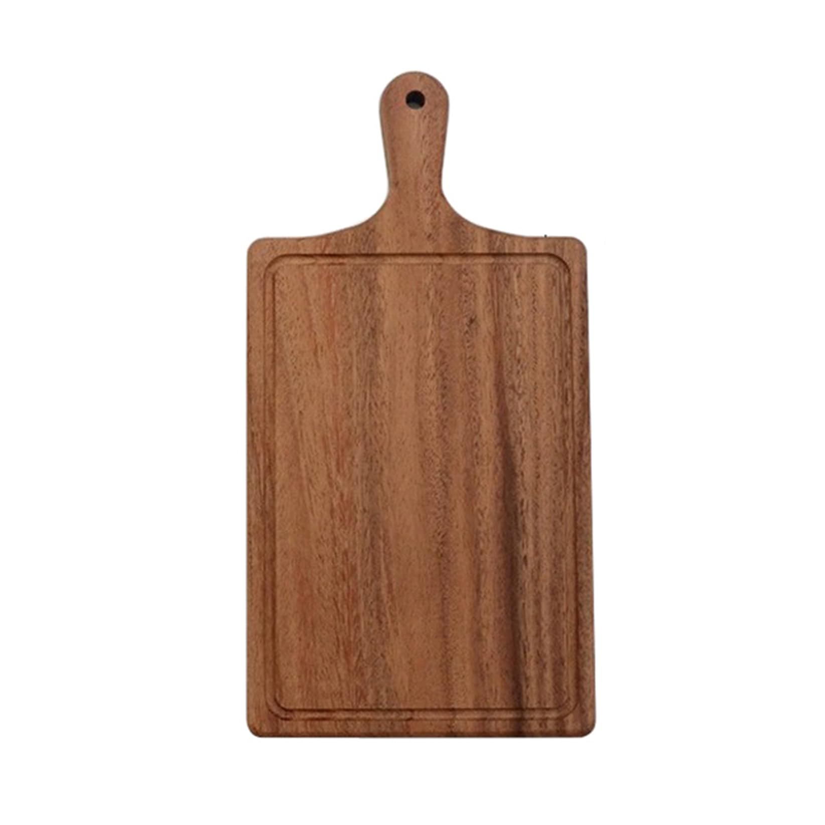 Deska do krojenia sera i pizzy z uchwytem, brązowa deska do krojenia, różne rozmiary (18 x 35 cm) – idealna do rozrywki, trwałe, eleganckie akcesoria kuchenne