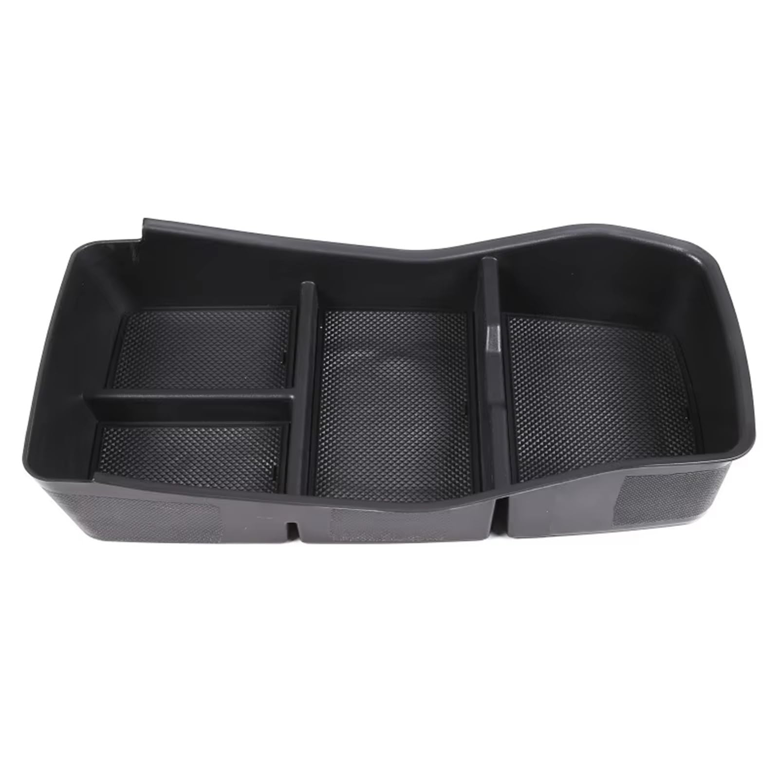 SZTMYVUW Interior Storage Box Compatible With Kia EV9 Car Central Storage Box Center Console Lower Layer Tray Organizer Accessories Tidying Black Interior Accessories
