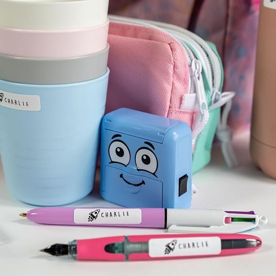 KIT MARKY - 3-in-1 Refill Set for Personalised Children's Stamps Ink Pad