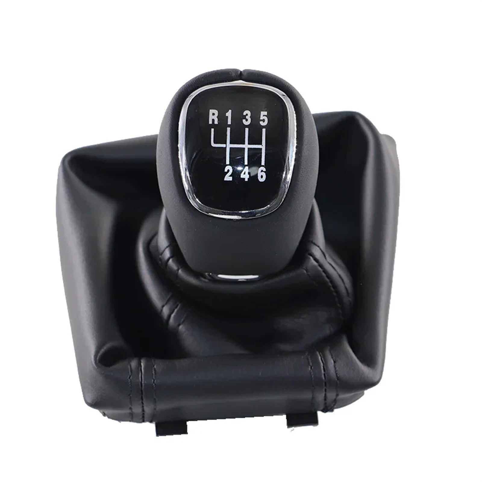 HSUKIHO Car Shift Knob Cover for Skoda for Octavia MK3 2014 2015 2016 2017 Car Shift Gear Knob Lever Gaitor Boot Cover(6 Speed Set)