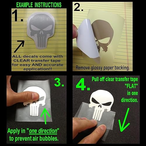 Miniatura 3 de customTAYLOR33 Calcomanía reflectante de alta intensidad (10 pulgadas x 8.5 pulgadas)