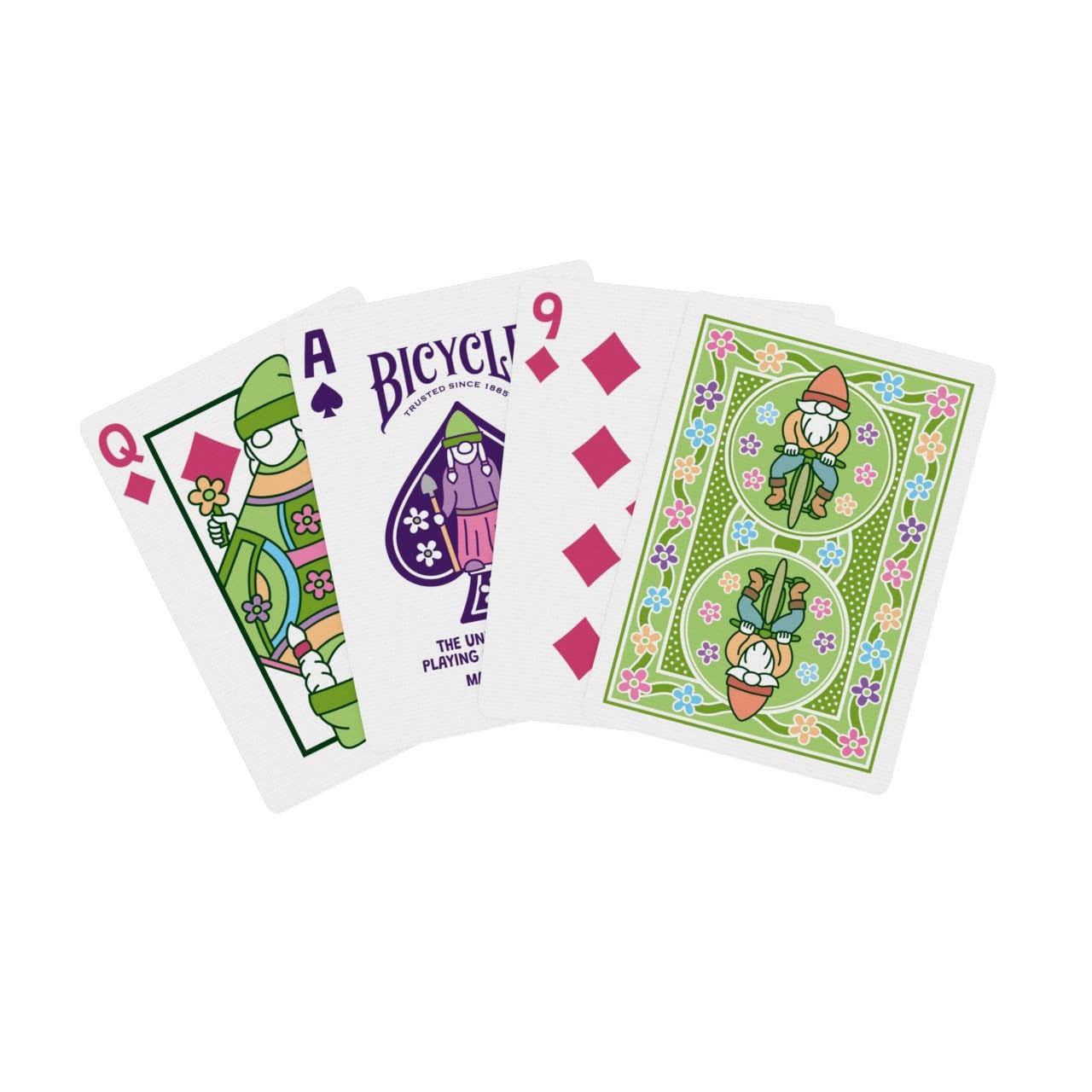 Bicycle® Garden Gnome (Designer Spielkarten, Poker, Skat...)