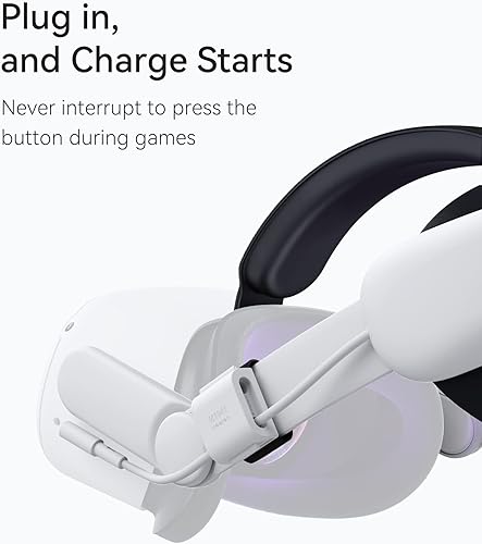 Miniatura 4 de KIWI design Almohadilla de cojín facial y correa de batería cómoda compatible con Quest 2