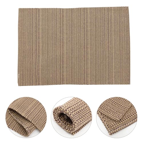 Funda para Reposabrazos de Sofá Algodón Lino 50x70 Cm Protector Antideslizante Sillón Café Tofficu 5