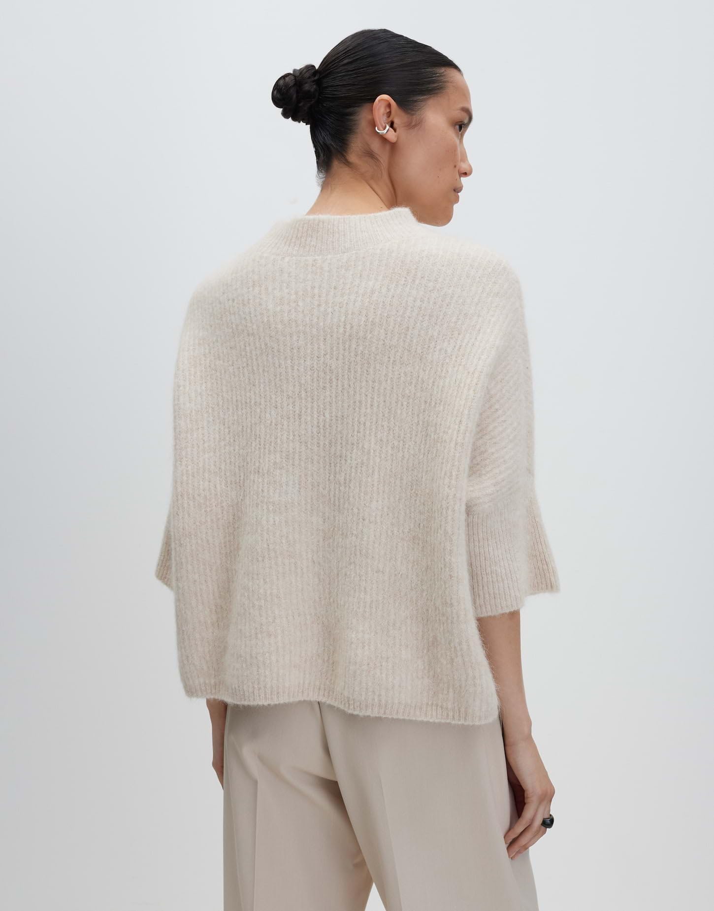someday Damen Pullover | TALENE Loose Strickpullover aus Alpakamix