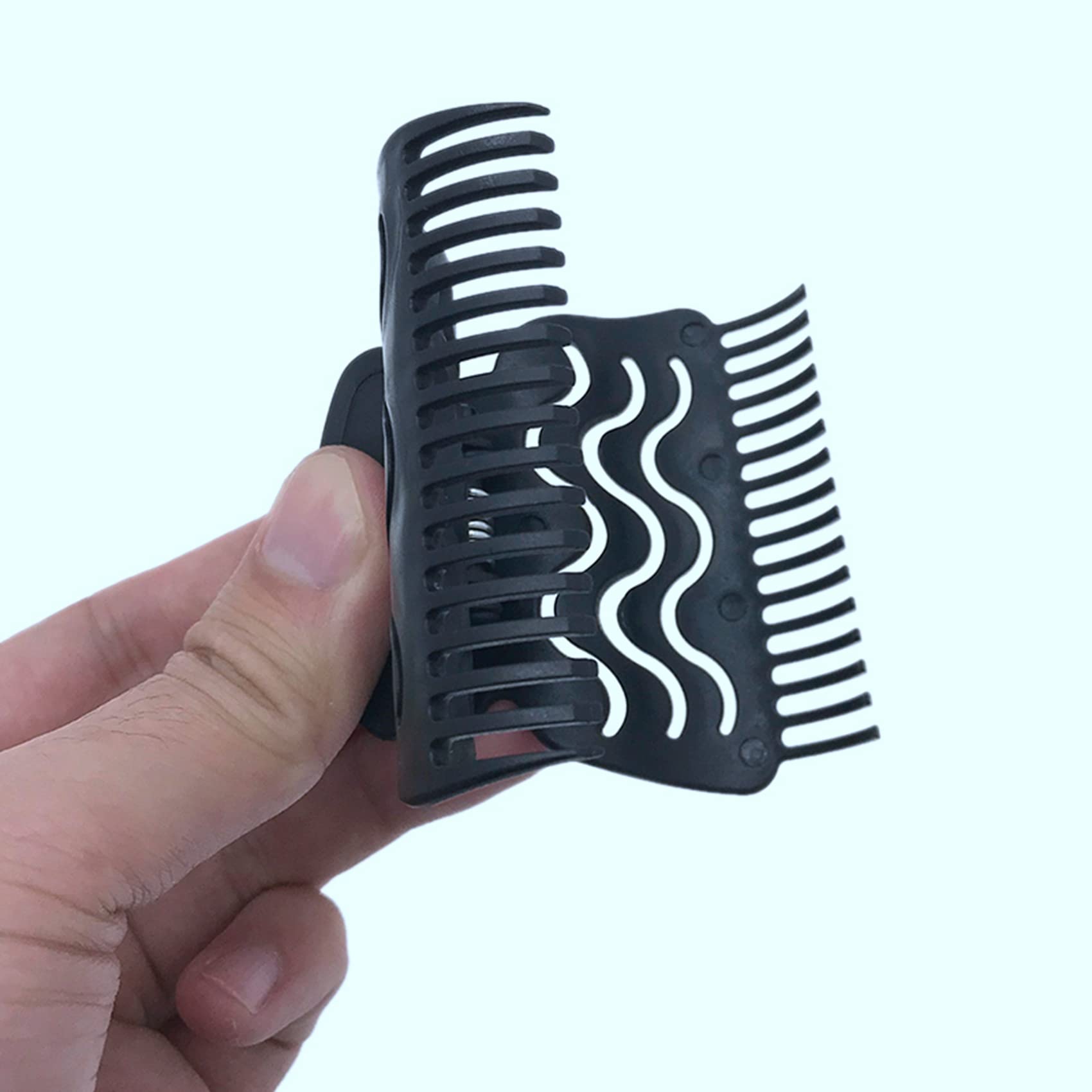 12 Teile/Satz 3 Größen Abnehmbarer Locken Wickler Pinsel mit Positionierungs Klammern Aluminium Keramik Locken Wickler Kamm Friseur