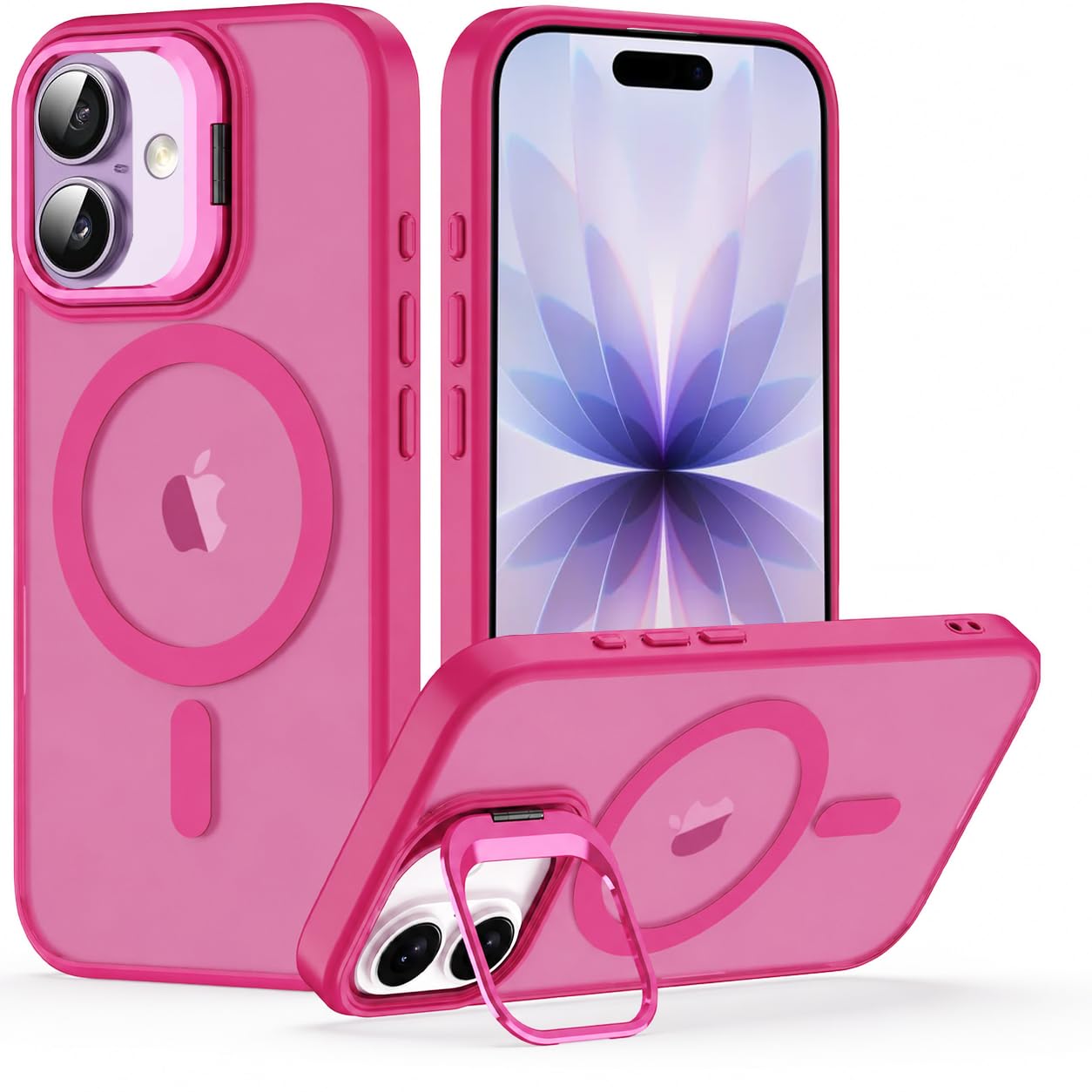 Elzzi Kickstand Case for iPhone 18 Pro Max/iPhone 17 Pro Max Case MagSafe Compatible, Builtin Adjustable Camera Stand, Translucent Matte AntiFingerprint Heavy Duty Shockproof Cover, Cosmic Orange — Amazon image 28