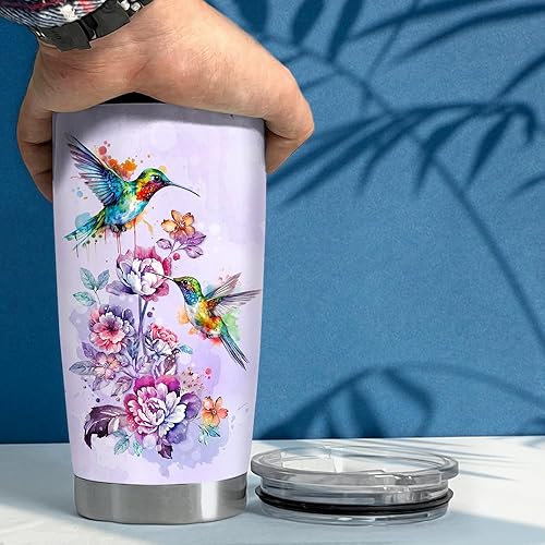 Vista 236 de SANDJEST Vaso de 20 onzas con diseño de águila con la bandera estadounidense, regalos para hombres y mujeres, vasos aislados de acero inoxidable