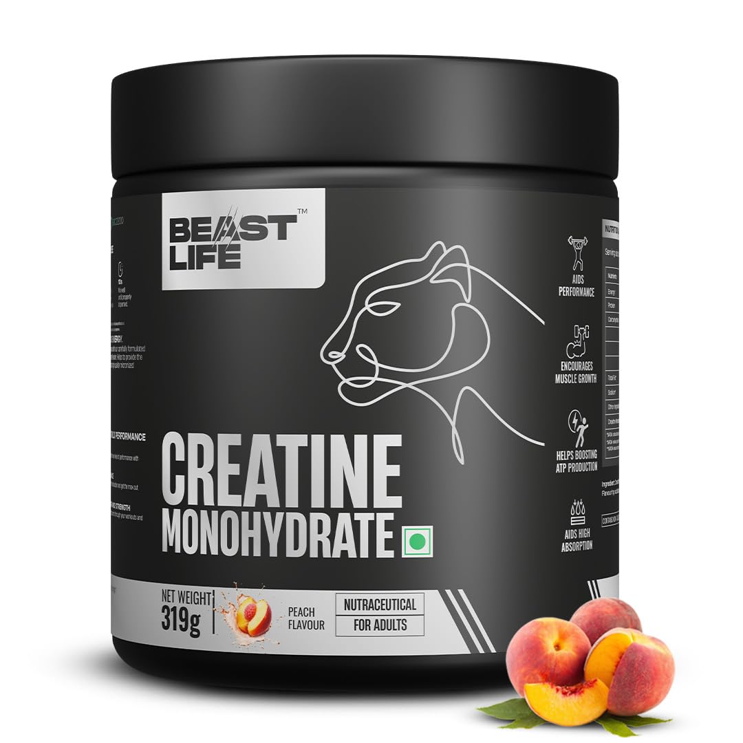 BeastLife Micronised Creatine Monohydrate Powder Watermelon 125g | 33 Servings | NABL Lab Tested | Rapid Absorption for Muscle Strength & Athletic Performance — Amazon image 12