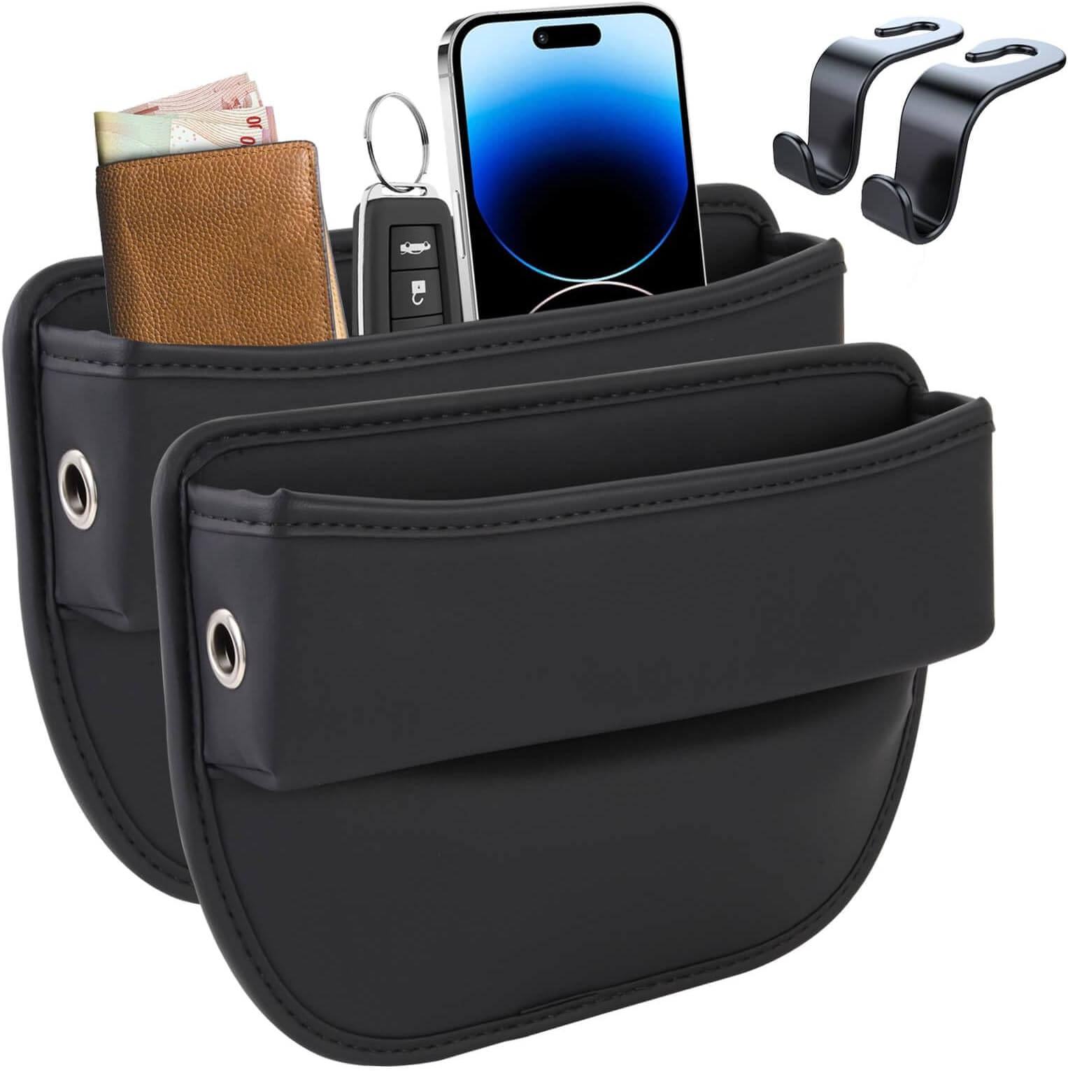 Ganci Da Parete Forati Cersaty - Set Da 50 Per Scaffali E Attrezzi, Nichel Argentato - Foto 5