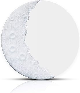 FABDecor - Specchio lunare da 30,5 cm, specchio a forma di luna, specchio boho, decorazione eclettico per soggiorno, camera da letto, dormitorio, asilo nido ecc. (100% vero vetro)