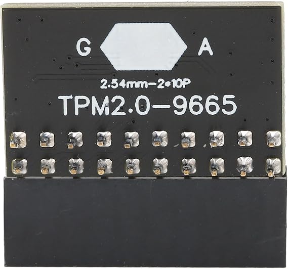 Ausla TPM 2.0 Module 20Pin Encryption Security Module TPM 2.0 Encryption Security Module for Win11 ASUS Motherboards
