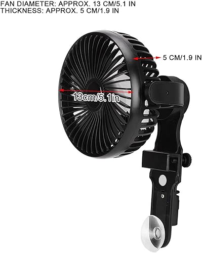 Miniatura 5 de Estink Ventiladores de refrigeración para acuario, ventilador de control automático de temperatura para acuario, ventilador de refrigeración de