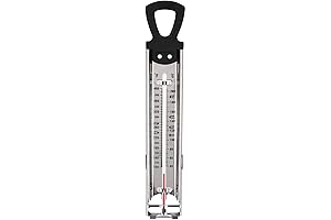 Polder Candy Thermometer with Pot Clip: Elevate Your Sweet & Savory Creations