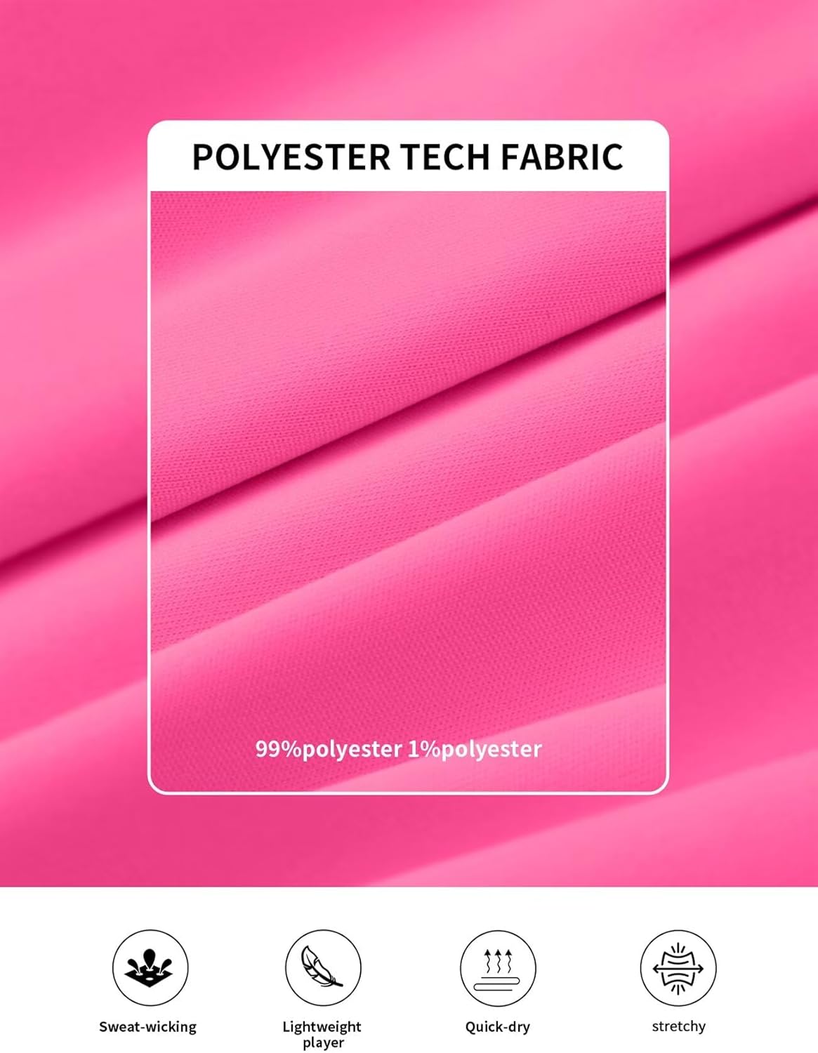 Zengjo Athletic T Shirts for Men,Quick Dry Gym Workout Running Sport Moisture Wicking Short-Sleeve Crewneck Tee - Image 6