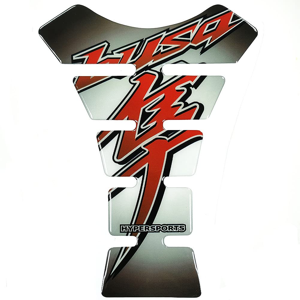 ZXXM Gas Fuel Tank Gel Decal Protector Pad Compatible with Suzuki GSX-R 1300 GSXR1300 Hayabusa