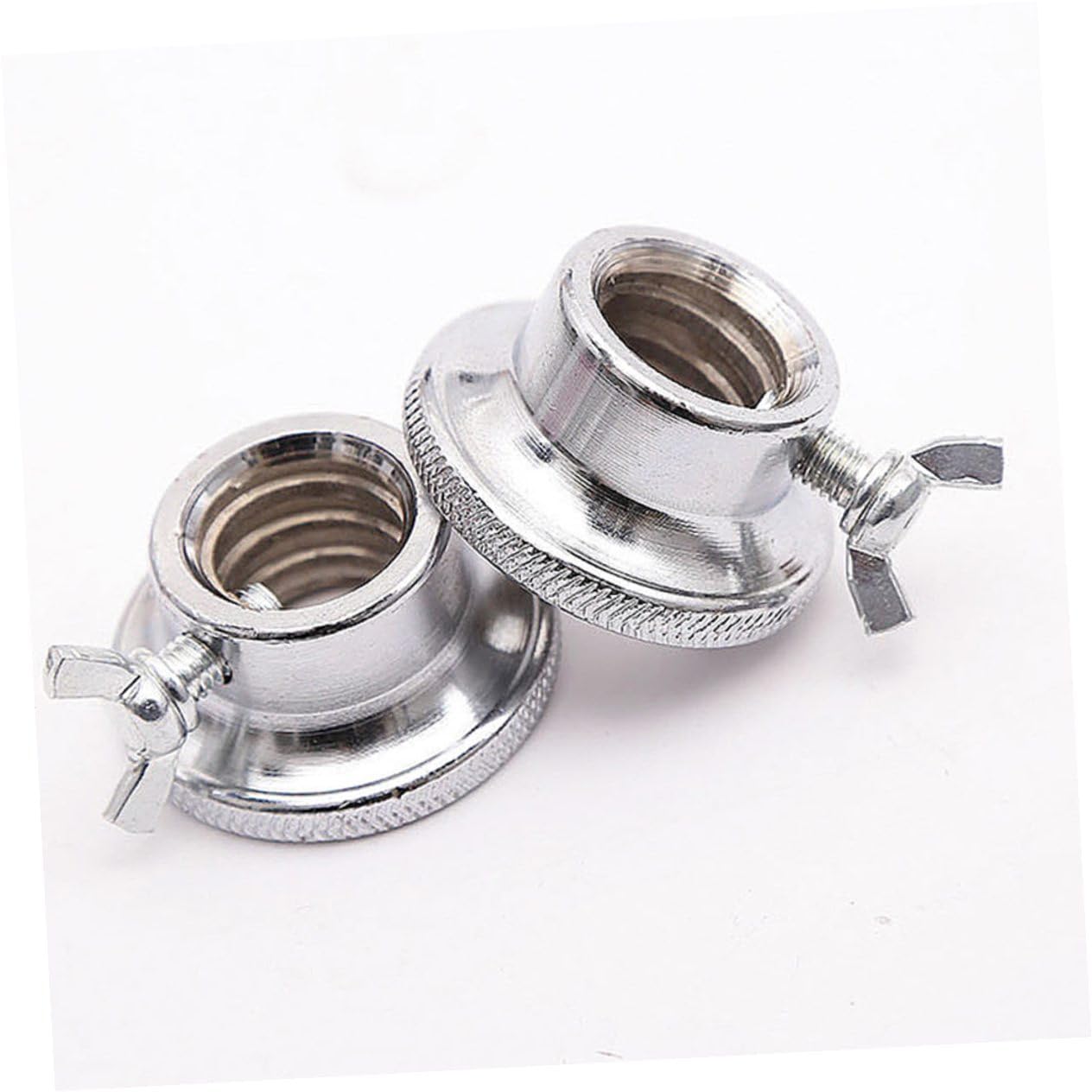 4 Piezas de Tuerca Antideslizante de Doble Cierre para Barra de 2.5 Cm, Collar de Bloqueo para Mancuernas y Levantamiento de Pesas, Accesorio Resistente para Entrenamiento