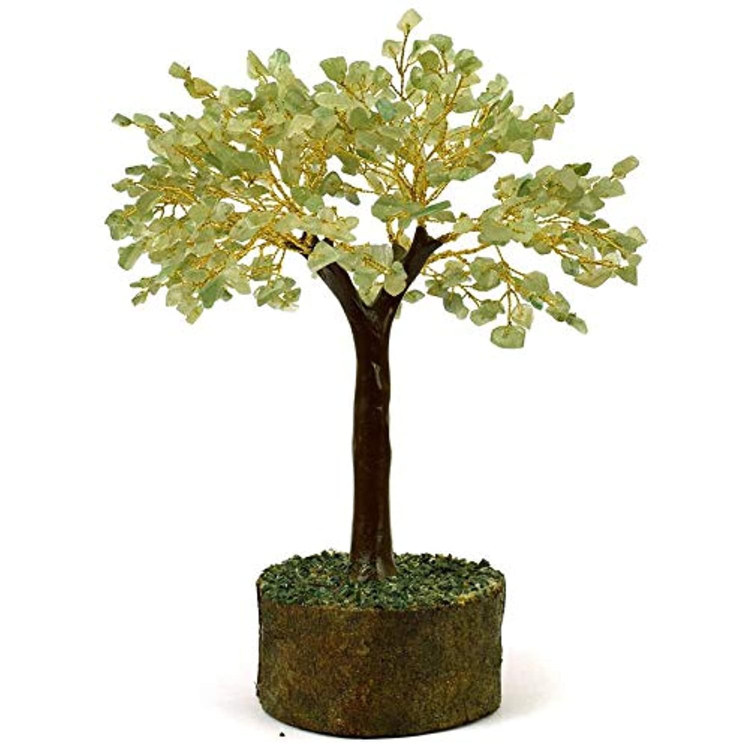 Divine Magic Green Aventurine Crystal Wealth Money Tree Good Luck Gifts For Men Women Teacher | Chakra Healing Protection Stones For Corner Shelves