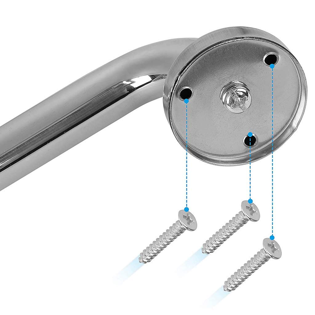 Maniglioni per Bagno, corrimano per docce e pareti, Barra di Equilibrio, Barra di Supporto per corrimano di Sicurezza per Doccia in Acciaio Inossidabile, per disabili, Anziani e infortuni.