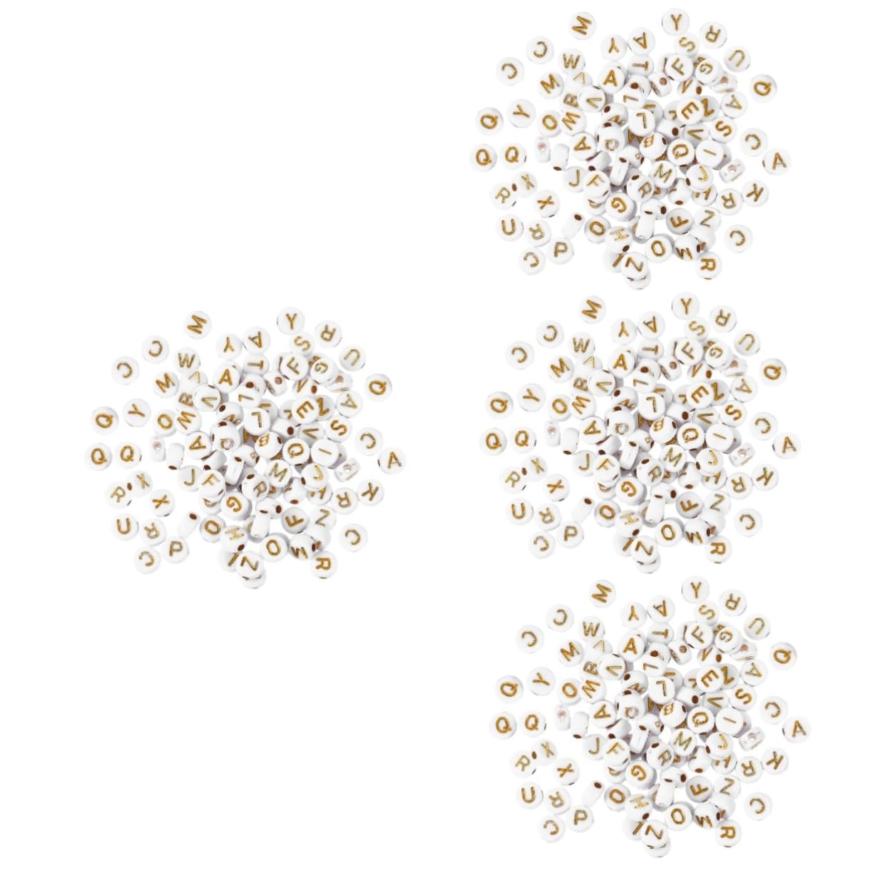 SHINEOFI 4000piezas Abalorios De Letras De Acrílico Decorativos Para Manualidades Para Pulseras y Collares