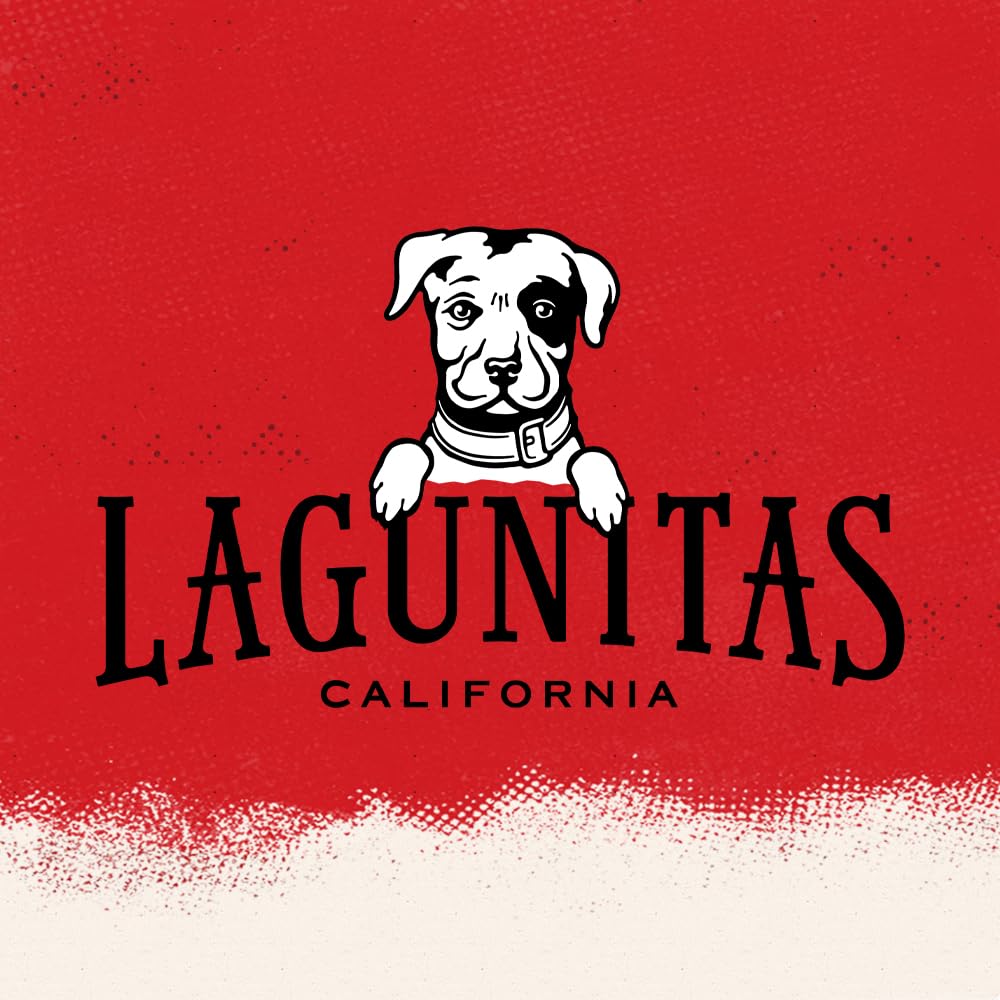 Birra Lagunitas IPA, Cassa con 24 Bottiglie da 33cl, Birra IPA ad Alta Fermentazione, Gusto Connotato da un Mix Pulito di Agrumi Rinfrescanti, Caramello Dolce e un Gradevole Amaro, Gradazione 6,2% Vol