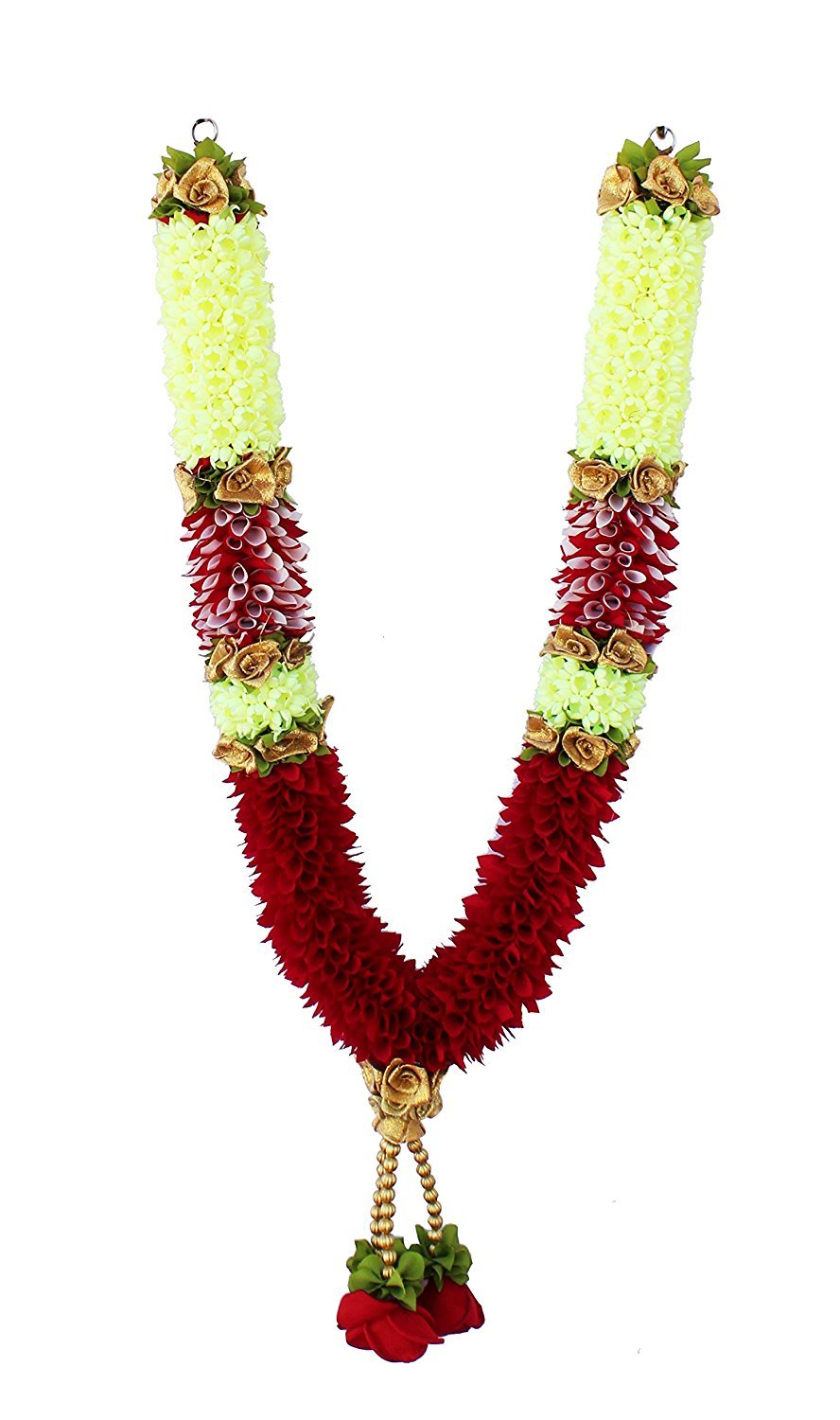 Daedal crafters Artificial Bridal Garlands (Maroon) (B079ZYPQNR) Amazon Price History, Amazon Price Tracker