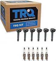Vista 138 de Kit de Bobina de Encendido y Bujía de TRQ 8 Piezas Bujías de Iridio Compatibles con Toyota Tacoma 2005-2014 4Runner 2010 Tacoma 2015-2021