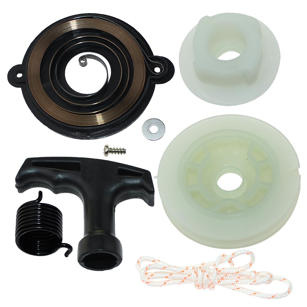 Icooyo Grey Recoil Starter Pulley Rewind Spring Rope Pawl For Echo Cs-3700Es Cs-4200Es Cs-4200Tes P022006240,A507000010,P022008020,P022006250