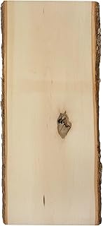 Foggy Bottom Woodworks LLC Rustic Basswood Live Edge Plank 6-Pack, 23 in. for Signs and Woodburning