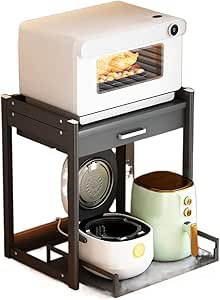 Amazon.co.jp: Shelf Unit Kitchen Electric Rice Cooker Storage Rack ...