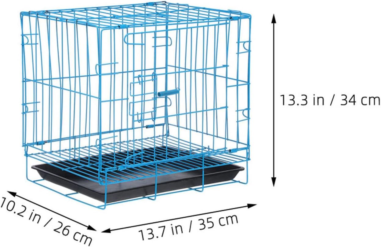 VALICLUD Portable Hard-Sided Pet Carrier for Cats and Small Dogs, Lightweight Foldable Kennel with Reliable Locks and Ventilation for Indoor and Travel Use