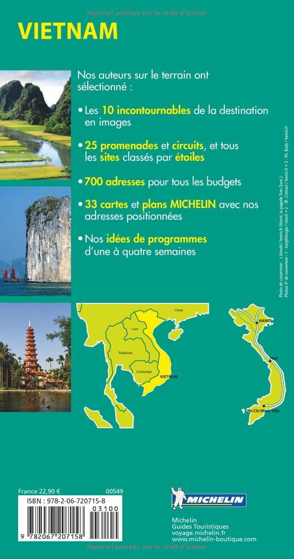 Guide Vert Vietnam - Michelin (French Edition)      Paperback – February 16, 2016