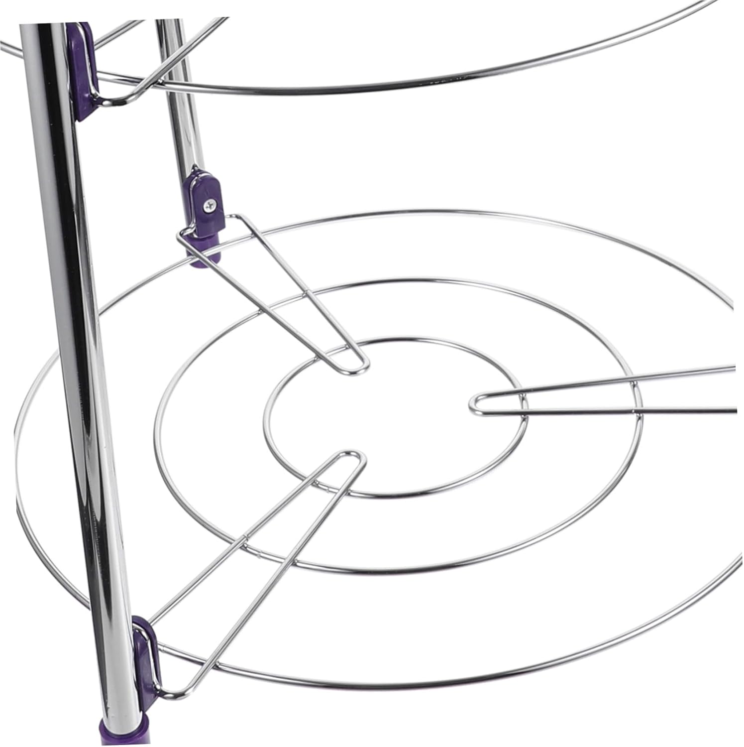 Multi-function Stainless Steel Pot Rack with Storage for Kitchen Organization Convenient Pan and Lid Organizer with Rounded Corners Easy-clean Pot Holder for Home Use