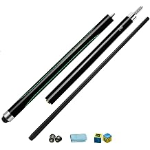 Pool Cue Sticks 59In 20Oz Adult Snooker Cue Maple Pool Cue, 1/2 Jointed Carbon Fiber Professional Billiard Pool Cue Stick with 13mm Tips,for Billiards Lovers
