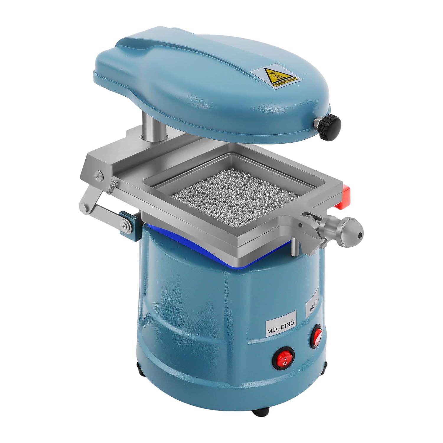 Dental Vacuum Forming Machine 110V, 1000W Professional Thermoforming Equipment for Braces, Retainers & Mouthguards, Dental Lab Machine with Heating