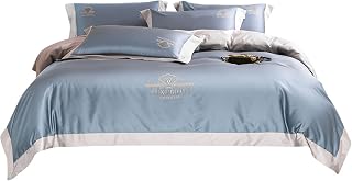 DUNSBY Bedding Set, Long-staple cotton bedding, four-piece cotton satin set, 1,150/180cm bed sheet,King Size Bedding Sets