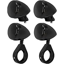 LED Turn Signal Light Indicator Blinker 39mm 41mm Fork Clamp Front Rear Fit For Harley Sportster XL 1200 883 (All Black)