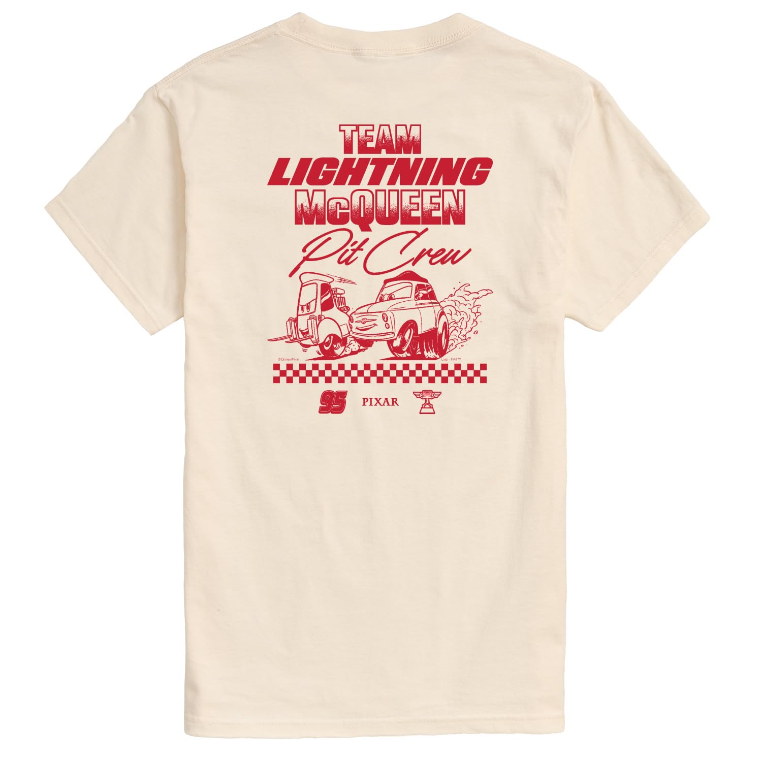 Disney Cars - Team Lightning McQueen Pit Crew - Men's Short Sleeve Graphic T-Shirt