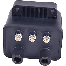 Single Fire Ignition Coil 53-434 Compatible with Harley Models Davidson Bobber Chopper