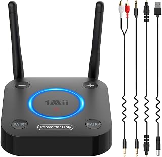 1Mii B06TX Bluetooth-Sender für den Fernseher, aptX Low Latency Kopfhörer