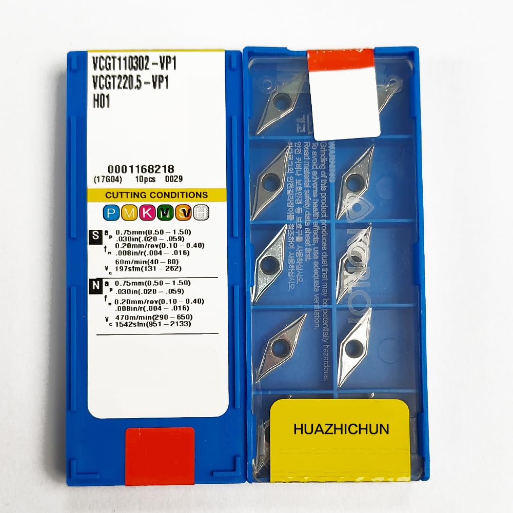 HUAZHICHUN VCGT110302-VP1 H01 Milling Inserts Turning Tools