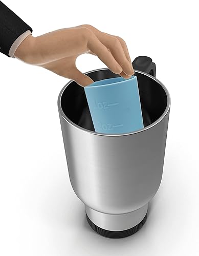 Davison Moldes de hielo congelables de 4 onzas, paquete de 2. Moldes de silicona cónicos, aptos para lavavajillas que sostienen agua o mezcladores