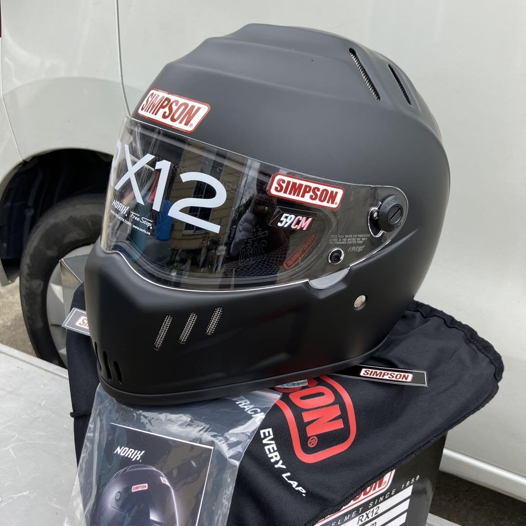 ほぼ新品 SIMSON SIMPSON RX12 59cm 黒 SPEED WAY RX12 マットブラック