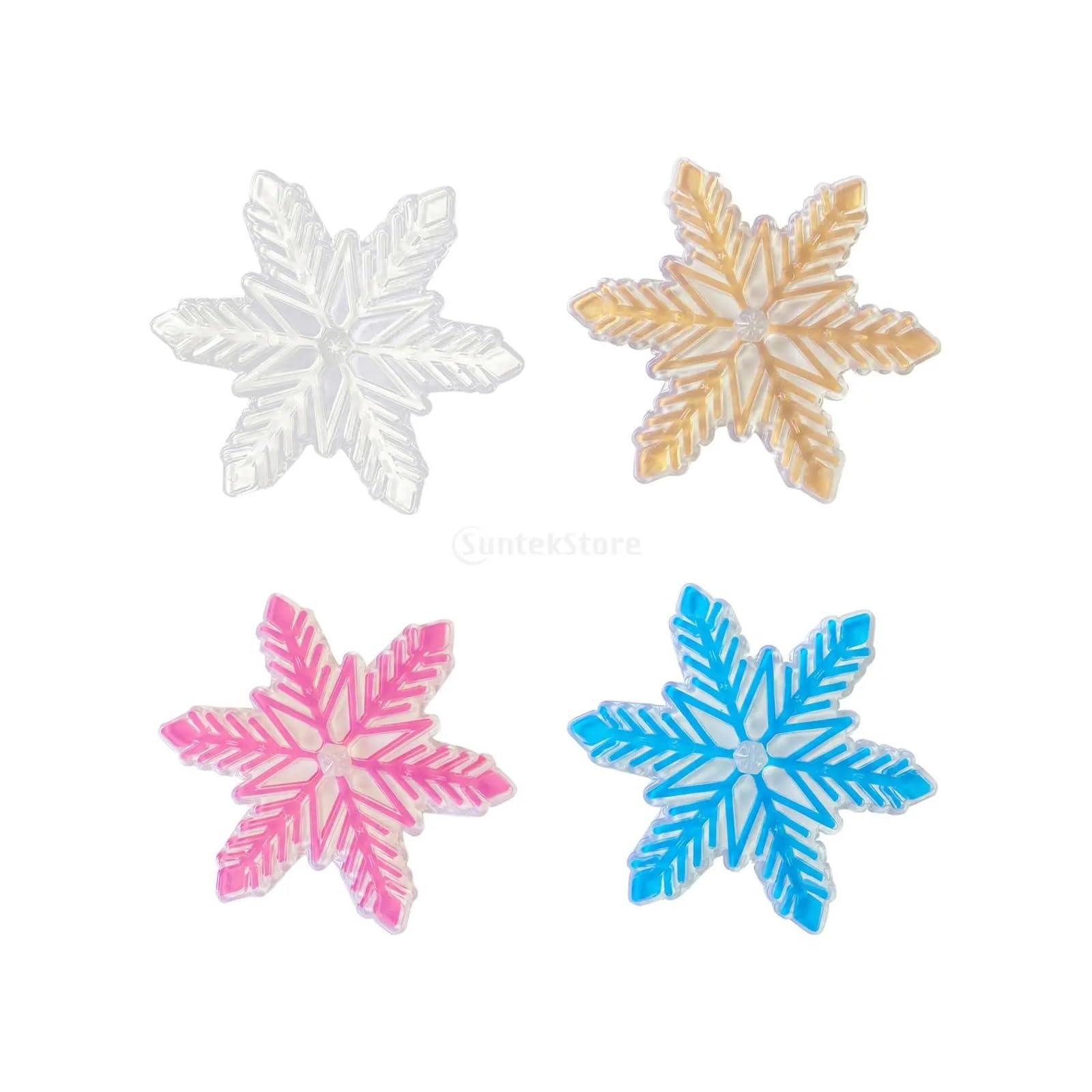 Coussinets pour Planche à Neige Tapis de Snowboard 3D en PVC antidérapant, Motif Flocon Neige, for Une Meilleure adhérence, léger et Exquis