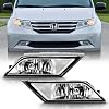 ACANII - For 2011-2013 Honda Odyssey Bumper Driving Fog Lights Lamps wSwitch Assembly Driver & Passenger Side