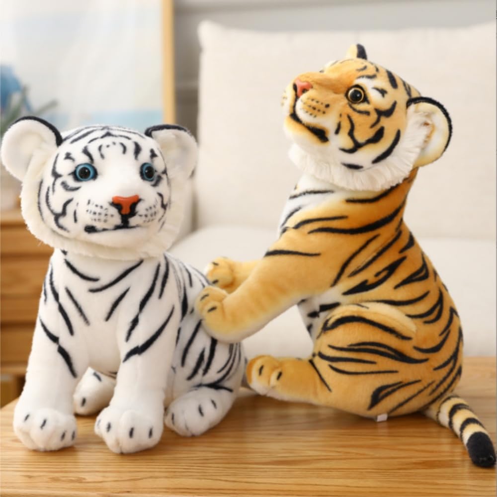 OUKEYI 9 in/23cmTigers Plush Toy Stuffed Animal Plush Cat - Image 4