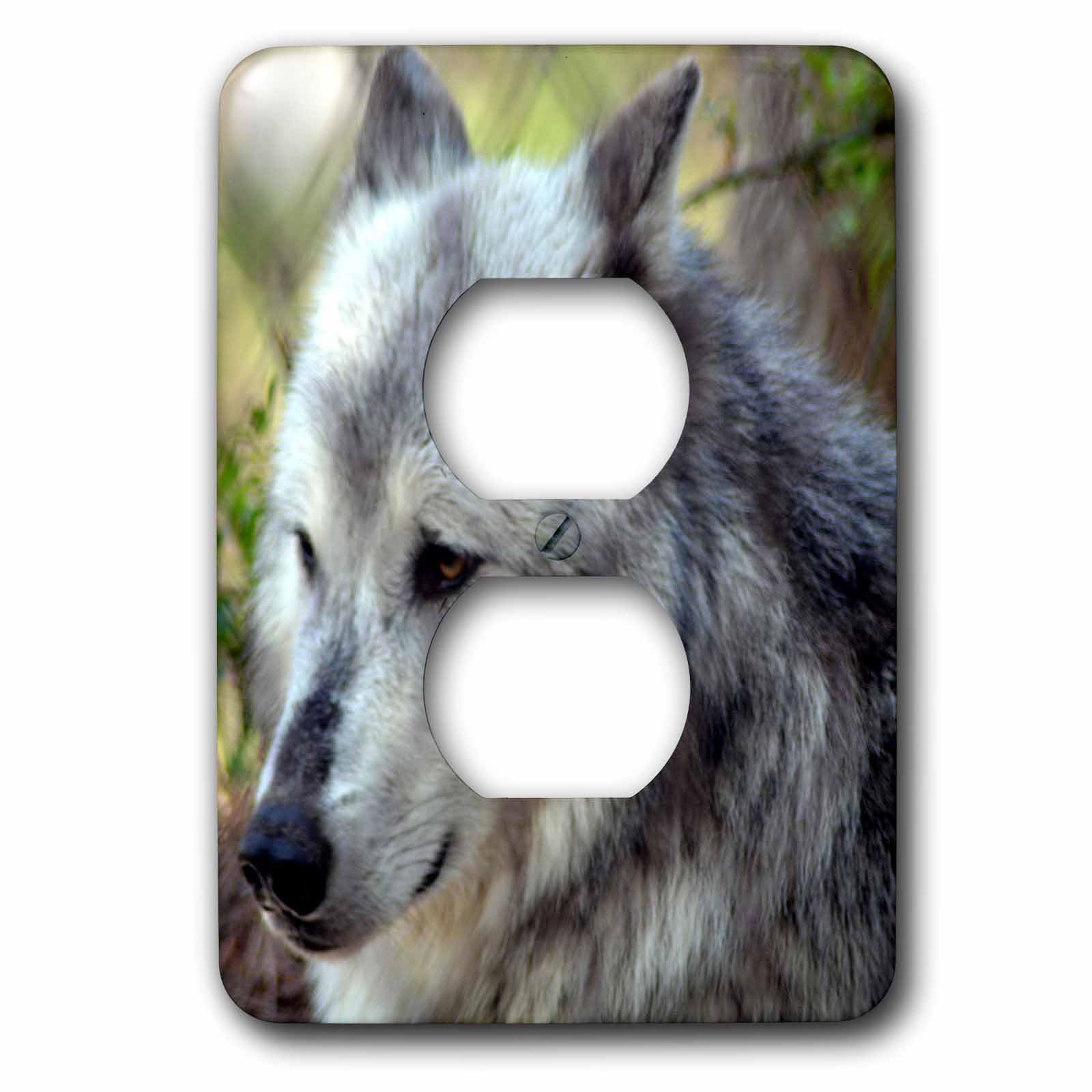 3dRose lsp_45350_15,2 cm Wolf-2 finition brillante pour salon chic - 3