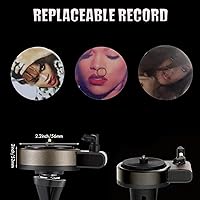 Vista 8 de 1 unidad de ambientador de aire estilo retro para tocadiscos de aire con clips de ventilación para accesorios de decoración de coche con 9 fundas