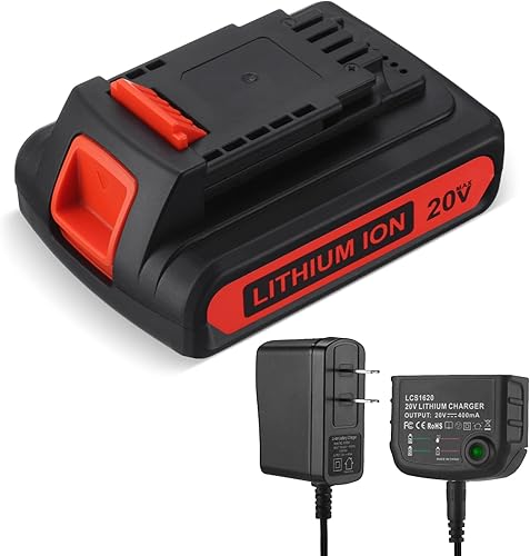 LBXR20 20V 3.0Ah Reemplazo para batería de litio Black and Decker 20V LB20 LBX20 LBXR20-OPE LBXR2020-OPE LB2X4020-OPE LBXR20B-2 LST220 LST300, con