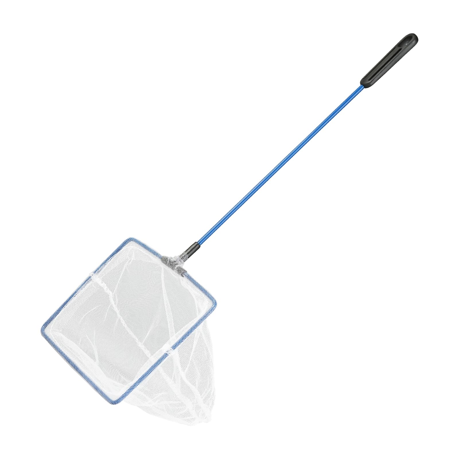AQUANEAT Aquarium Net with Long Handle, Fish Tank Cleaning Tools, 6 Inch